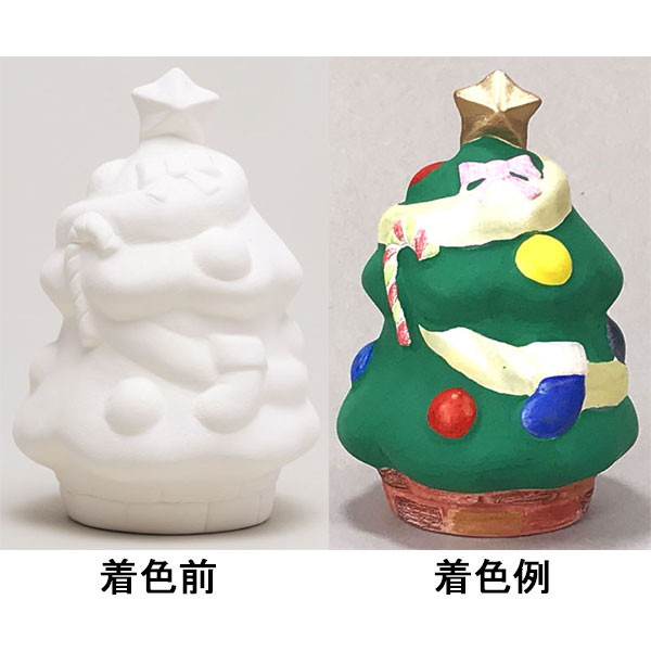 楽天市場 クリスマス手作り工作キット 陶器の色塗り貯金箱 クリスマスツリー 家で作る 家で遊ぶ 趣味を作る 家でできる工作 おうち遊び 販促イベント屋