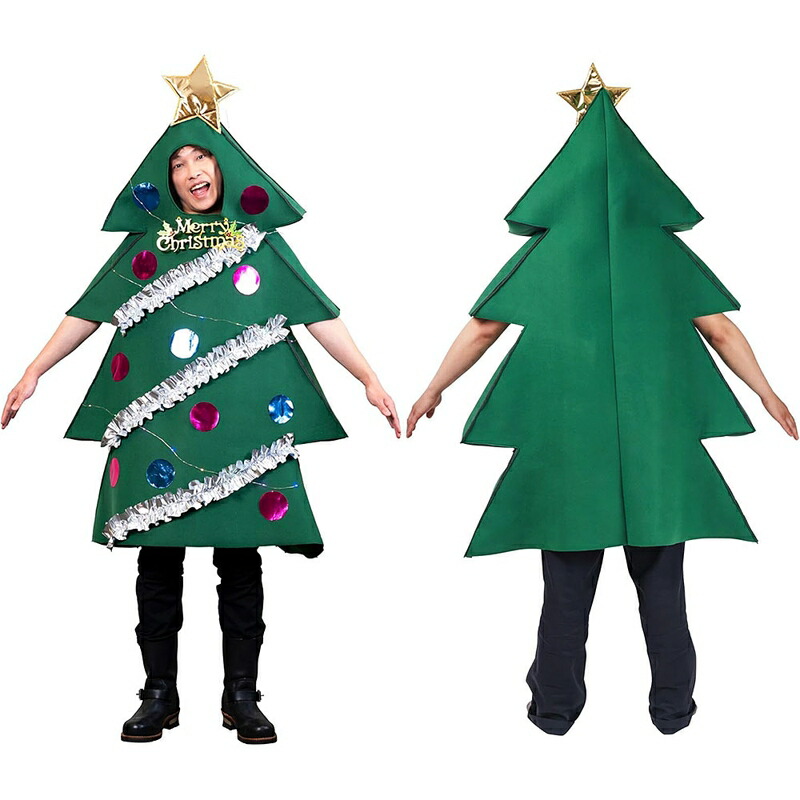 楽天市場 顔出し着ぐるみ クリスマスツリーコスチューム 販促イベント屋