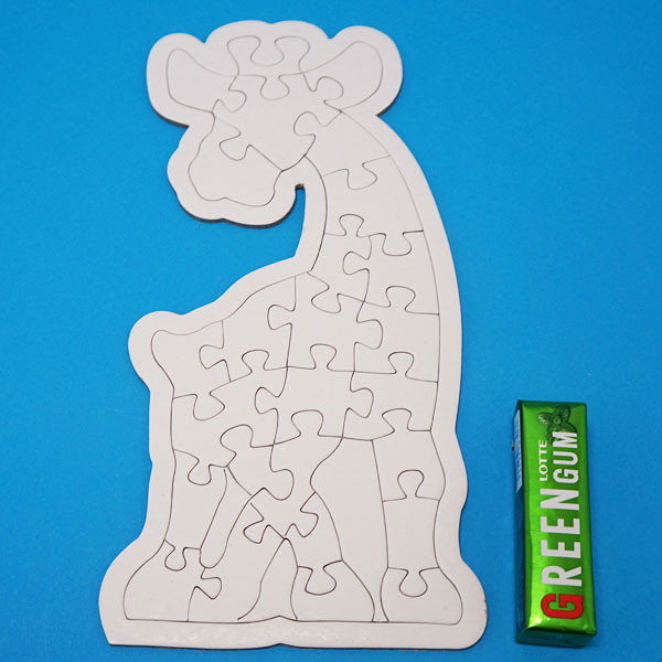 21年春の ホワイトパズル 動画有 お絵かきパズル オリジナルパズル 手作りパズル 無地パズル 記念品 絵を描いてプレゼント 手作り 動物パズル お絵描き白いジグソーパズル キリン 29ピース 枚 No Euprecisoagora Com Br