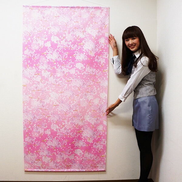 桜満開タペストリー 楽天市場】桜タペストリー 桜枝満開 防炎加工 L180cm / 桜 装飾 幕