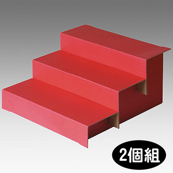 楽天市場】ひな祭り店舗装飾 紙製ひな段ディスプレイ台と桃ラッピング