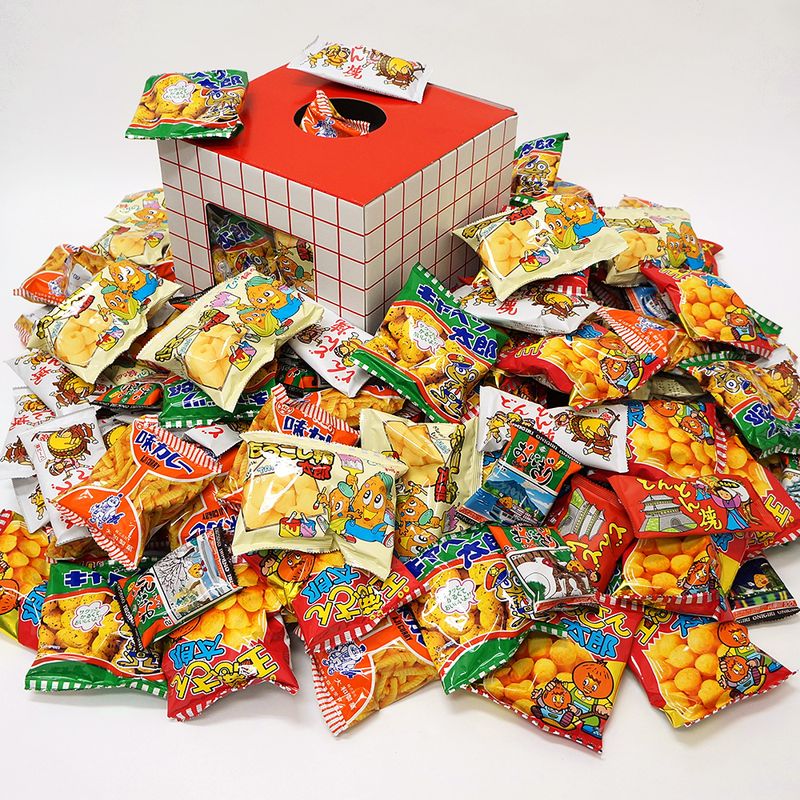 人気スナックお菓子つかみどりセット　(200個)【サステナブルイベント】