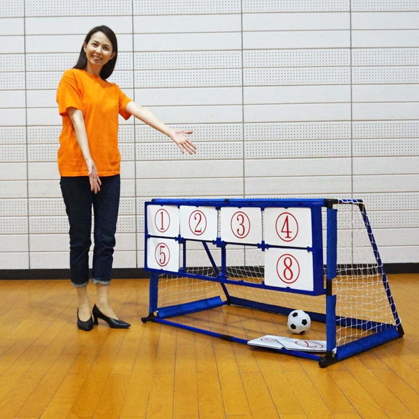 トレーニング キック練習 スポーツトイ W122cm 販促イベント屋 サッカー 子供 子ども マジックナイン ストラックアウト 安全 ターゲット キック 省スペース スポーツおもちゃ サッカーゴールゲーム No 6725 キックターゲット