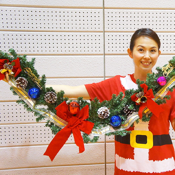 クリスマス　レッド・ガーランド　大迫力2.7m　新品・送料無料 クリスマス生地ガーランド - レッド | ZARA Japan / 日本