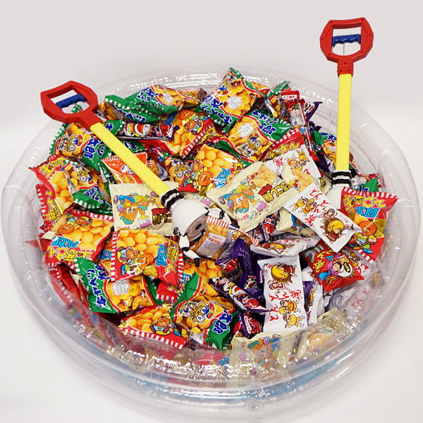 スナック駄菓子とキャンディのUFOキャッチャーつかみどり　(1000個)