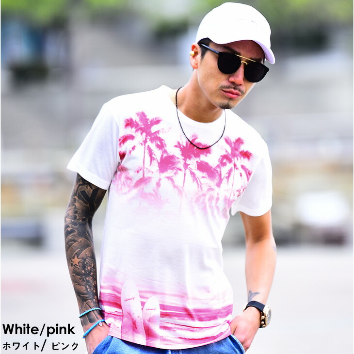 楽天市場 メンズ Tシャツ 夏tシャツ サマーtシャツ 半袖 カットソー