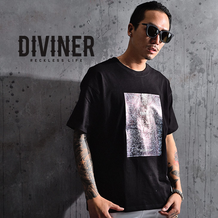 楽天市場 Diviner ディバイナー Tシャツ メンズ カットソー 半袖 ゆったり ビックシルエット コットン 綿 おしゃれ 大きいサイズ お兄系 黒 白 ブラック ホワイト コットン ストリート ビッグ ビッグシルエット ブランド 大きいサイズ Ll Xl Joker
