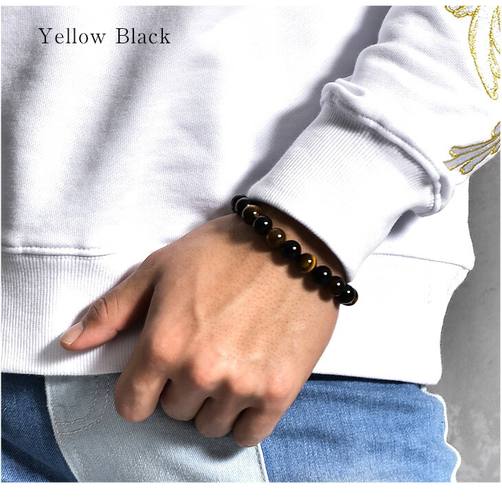 楽天市場 数珠 ブレスレット メンズ ブランド レディース 珠数 パワーストーン 天然石 タイガーアイ レッドアイ オニキス ストーン ブレス アクセサリー カップル ペア お揃い おしゃれ お洒落 黒 ブラック 白 ホワイト ブルー ファッション ちょいワル ビター系