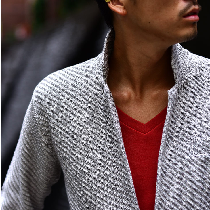 豪華 テーラードジャケット ジャケット メンズ テーラード ニット ニットジャケット ニットテーラード フォーマル ツイード キレイめ 結婚式 二次会 ホスト コーデ 服 タイト 細身 セットアップ オラオラ系 ビター系 Bitter系 ジョーカー 春夏新色