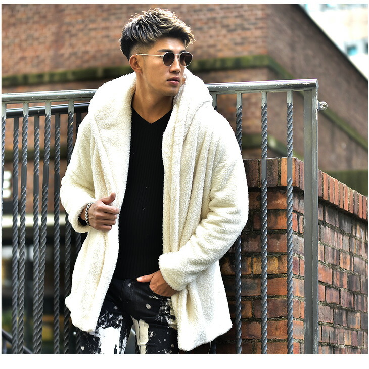 魅力的な ブルー ボアコート 冬物 ファッション アウター ボア ビッグシルエット フリース ファー ロングコート メンズ ブルー ボアコート 冬物 ファッション 最安 Institutoedinheiromarica Org