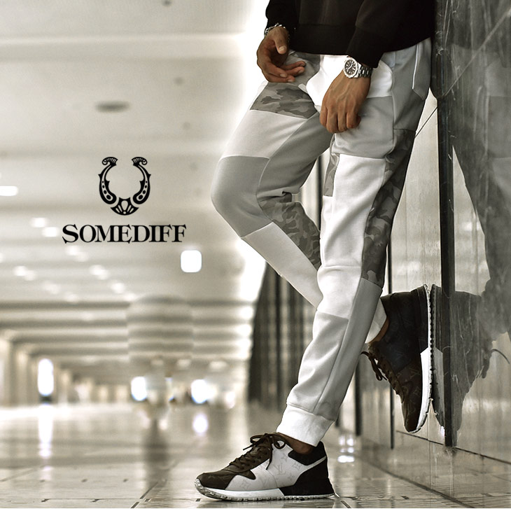 楽天市場 ジョガーパンツ メンズ スウェットパンツ ジョガー スウェット スウェットジョガー 細身 ボトムス ブランド 迷彩 迷彩柄 カモ柄 スポーツ パッチワーク スキニー パンツ 大きいサイズ Ll Xl Xxl 服 Bitter系 ビター系 オラオラ系 Somediff Smdf サムディフ Joker