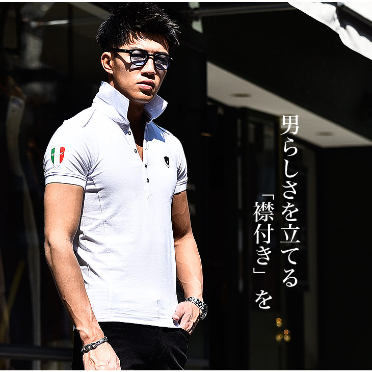 楽天市場 Viola Rumore ヴィオラ ポロシャツ メンズ 半袖 半袖ポロシャツ ポロ ゴルフ トップス ブランド きれいめ ブラック 黒 白 ホワイト レッド 赤 タイト 細身 Xl Ll お兄系 オシャレ スポーツ 着こなし コーデ ちょいワル オラオラ系 Bitter ビター系 A Joker