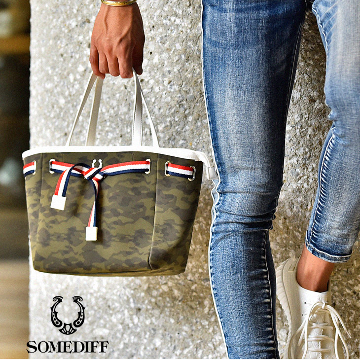 楽天市場 トートバッグ メンズ レディース ミニトートバッグ ブランド トートバック 小さめ バッグ バック 鞄 カバン ミニバッグ 迷彩 カモ柄 お洒落 高級 トリコロールカラー フェイク レザー 男性 Bitter系 お兄系 ビター オラオラ系 Somediff Smdf サムディフ Joker