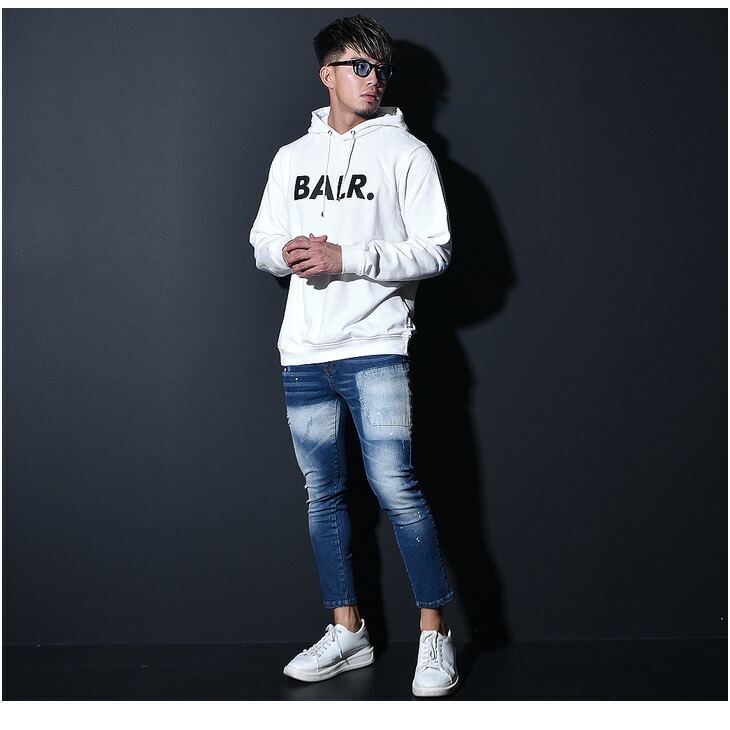 楽天市場 送料無料 Balr ボーラー ブランド パーカー メンズ スウェット 長袖 シンプル ロゴ ストリート カジュアル フード フーディー 黒 ブラック スエット スポーツ コットン おしゃれ お洒落 高級 カッコイイ ちょいワル ビター系 オラオラ系 大きいサイズ Ll Xl