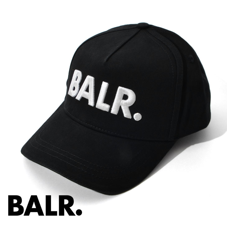 誕生日プレゼント Balr ボーラー ブランド キャップ メンズ レディース ユニセックス 帽子 大きいサイズ フリーサイズ ペア カップル お揃い スナップバック ロゴ 刺繍 ストリート カジュアル コットン 黒 ブラック かっこいい かわいい ちょいワル ビター系 オラオラ