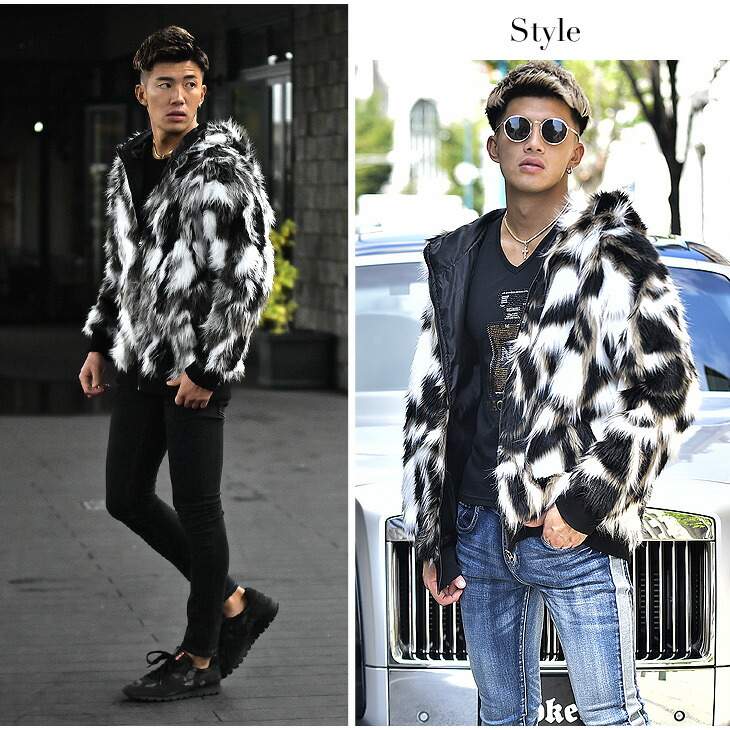 カジュアル ビター系 冬 ちょいワル メンズ 防寒 ジャケット ファーコート ストリート 派手 お兄系 高級 お洒落 派手 ジャケット コート ファッション オシャレ 大きいサイズ アウター オラオラ系 Jokersomediff サムディフ ファーフードジャケット 冬物 高級 ボア