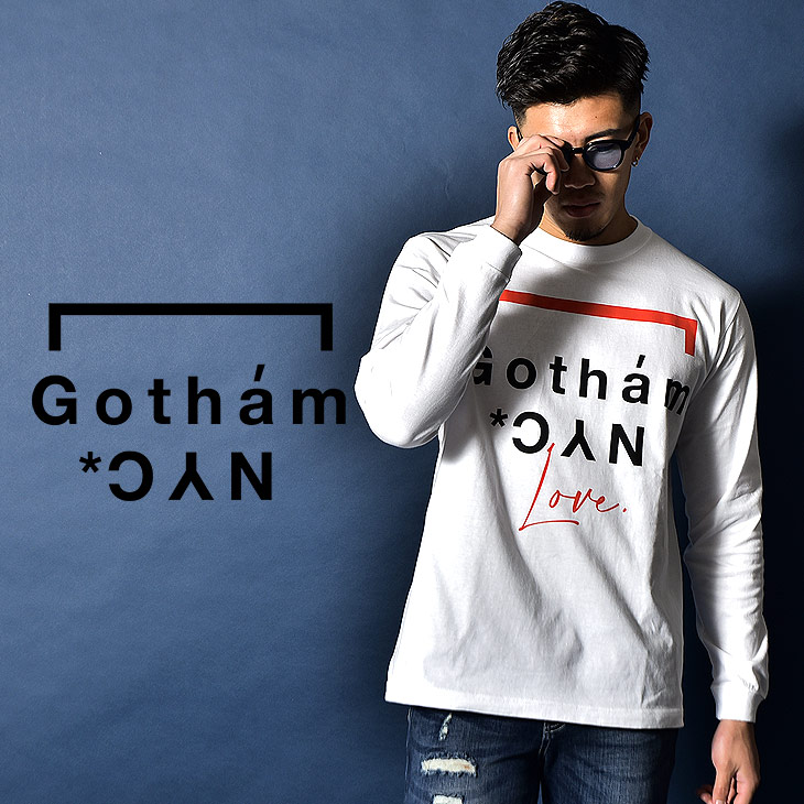 楽天市場 Gotham Nyc ゴッサム エヌワイシー ロンt メンズ ブランド ストリート ファッション 長袖tシャツ 長袖 Tシャツ アメカジ ロンティー 綿 黒 白 トップス プリント 大きいサイズ Ll Xl 春 春服 春物 夏 夏服 夏物 春夏 ゴッサム ニューヨークシティ Gn741