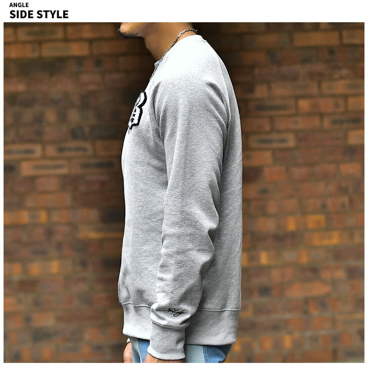 楽天市場 トレーナー メンズ 長袖 スウェット スウェットトレーナー 大きめ ビックシルエット 大きいサイズ Ll Xl グレー サーフ系 Joker