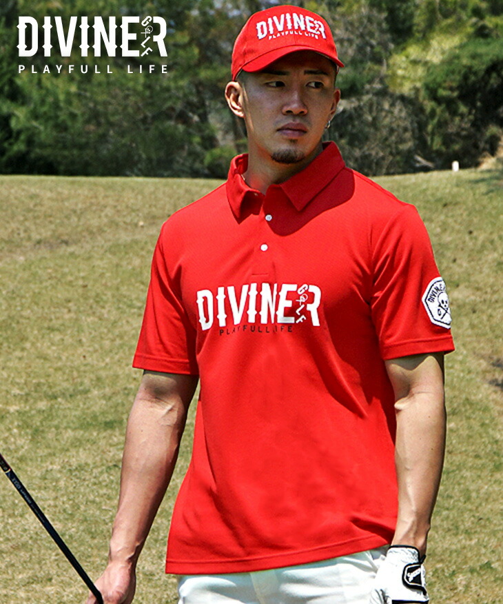 楽天市場 Diviner Golf ゴルフウェア メンズ ポロシャツ ゴルフ ウェア 夏 半袖 ポロ 派手 大きいサイズ おしゃれ ブランド 白 ホワイト ブラック 黒 可愛い オレンジ ブルー コンペ 景品 夏 夏服 夏物 メンズファッション スポーツ カジュアル シンプル ディバイナー