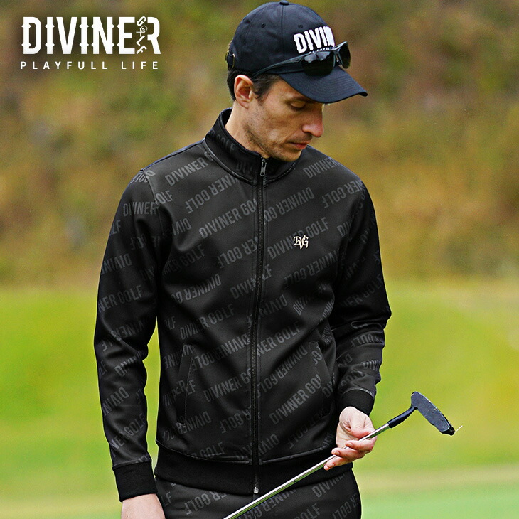 楽天市場】【DIVINER GOLF】ゴルフウェア メンズ トラックジャケット