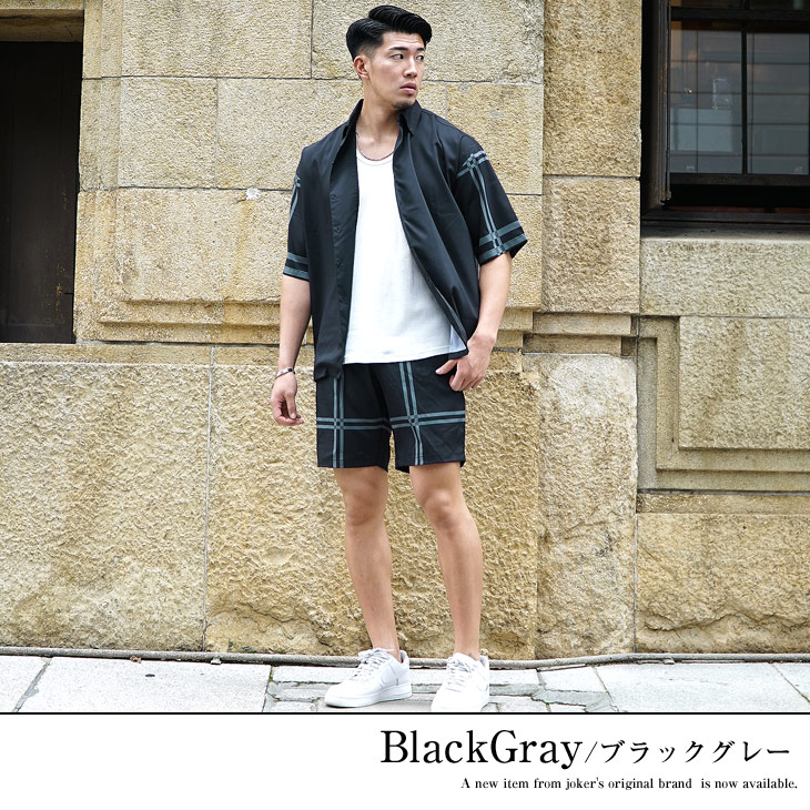 セットアップ メンズ サムディフ シャツ 半袖シャツ 夏 半ズボン 柄パンツ 柄シャツ 半袖