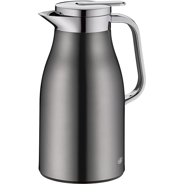 alfi アルフィ ステンレス鋼製卓上用ポット FARBE (ファルベ) 1.0L クールグレー AFTH-1000S CGY