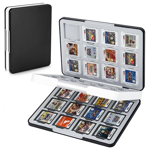 楽天市場】3DSソフトケース6in1ゲームカードケース2本セット収納