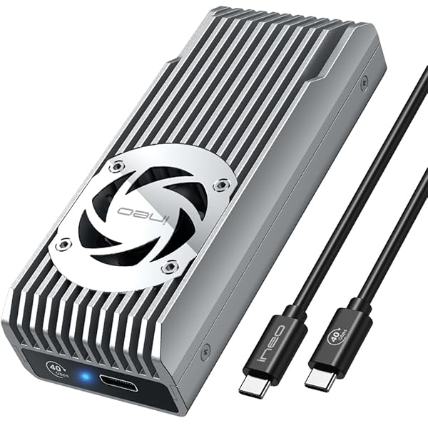M.2 PCIe NVMe SSD 放熱用の軽銀アロイフィンと静音気違い内蔵 書きとどめる保護すること役立つこと (Silver, 40Gbps)
