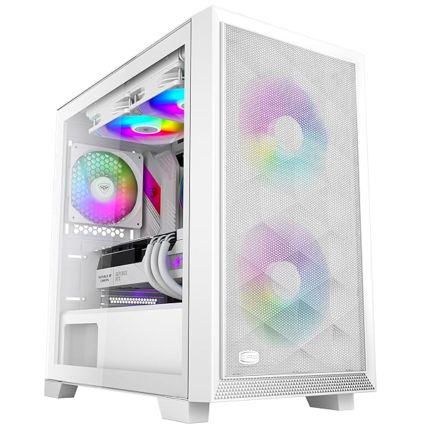 CPS C3D310 ARGB パソコン入れもの M-ATX 真っただ中円柱, 人並み外れたに通気性の止ん事無い メッシュメタルフロントパネル 大気圏流通 ITX 真っただ中円柱パソコン入れもの 2つのARGB気違いを積み上げる, 最大限度350粍のGPU 長さをサポー, 中央処理装置冷やかす器高