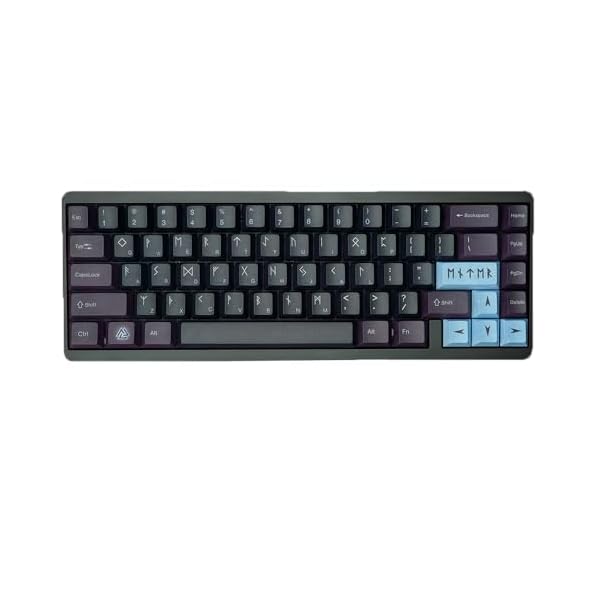VARMILO Muse65 ゲーミングキーボード、CNC産業軽銀アロイシャーシ、有線マグネティックホワイトスイッチキーボード、FPS取り組み用の合わせる能力のあるな銃の引き金付き添い人 (無水亜ヒ酸 Gard)