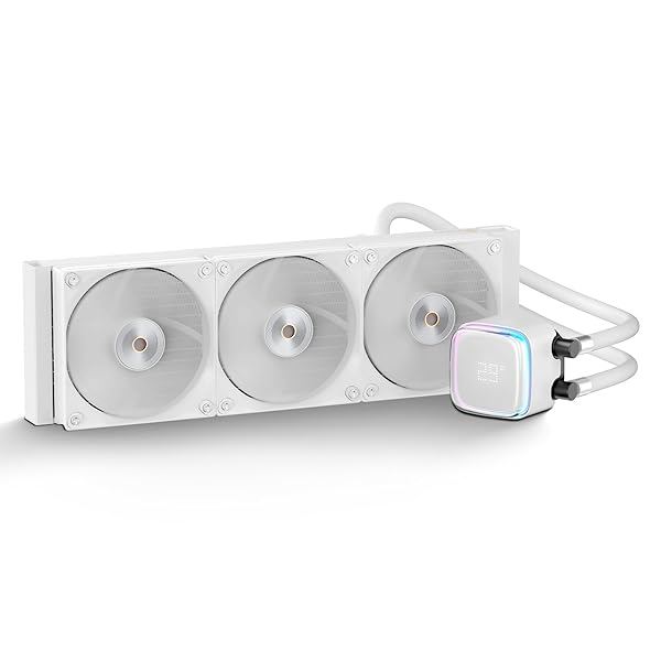 Iota L36 中央処理装置冷房装置 水冷、デジタル見せびらかす、360MM AIO 飾り気の無い水冷中央処理装置冷房装置、能率的な冷やかす揚水機、ARGB点火装置抑えつける、120MM PWM気違い、最大限度2000 RPM、AMD \u0026 Intel LGA相応う (白いこと)