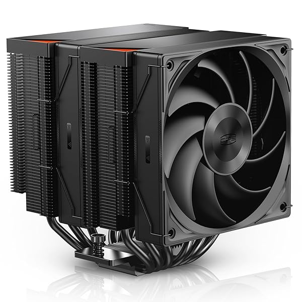 CPS RZ620 BK 中央処理装置冷やかす器265W TDP 中央処理装置大気圏冷やかす器シングル主柱6ヒートパイプ中央処理装置冷やかす取り合わせ、2Pcs 中央処理装置大気圏冷やかす器F5 R120 120粍愛読者PWM静音3流行り物2200RPM,86.73 CFM強風量 響動めき32d