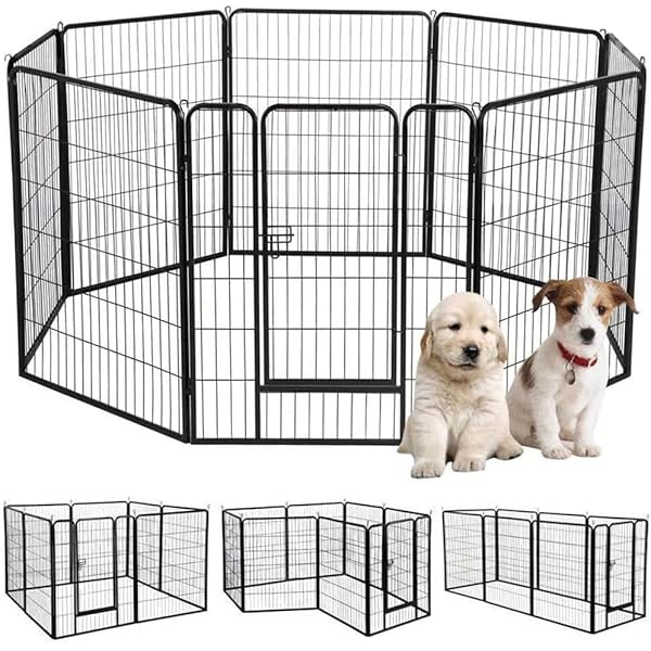 犬 倶楽部 愛玩動物駒寄せ 犬ゲージ 大型犬用 中型犬用 愛玩動物倶楽部 屋内外兼用 バリアフリー 精神的な統合飾り気の無い ダイアログボックス8枚 複数形繋ぎ合わせる能力のある スチール写真製 高さ60珊 高さ80珊 高さ100珊 全生いそだつ期当て嵌める可 ダブル鍵を掛ける 愛玩動物伏せ籠 犬用 ゲージ