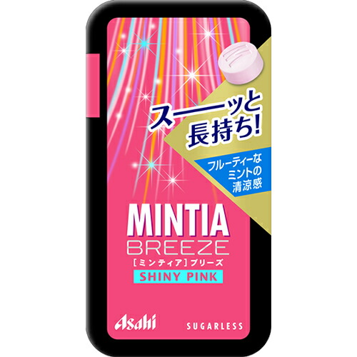 楽天市場】アサヒグループ食品 ミンティアブリーズ シャイニーピンク 