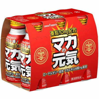 【送料無料】ポッカサッポロ　マカの元気ドリンク　６本パック×５個セット【2017SS】（ゆ）