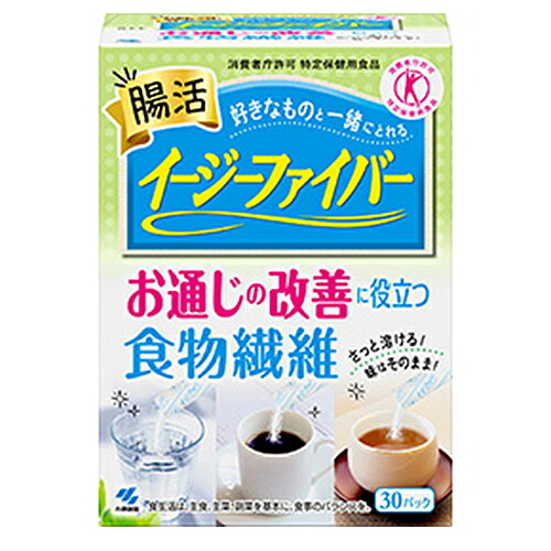 小林製薬 イージーファイバー(30本入)×10個 / お通じの改善に / ほぼ無味・無臭|ディスカウントストア てんこもり
