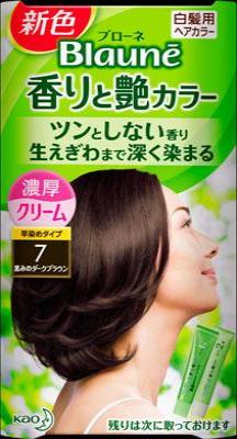 花王 ブローネ 香りと艶カラークリーム 7 1組×24個 【送料無料】|ディスカウントストア てんこもり