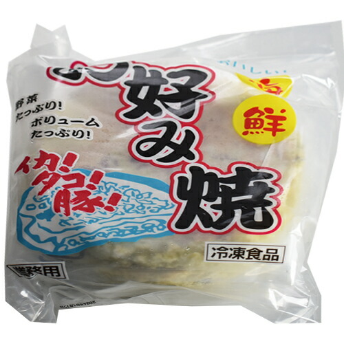 富士通商 海鮮お好み焼き 1150g(230g×5枚入)×6個 【冷凍食品】
