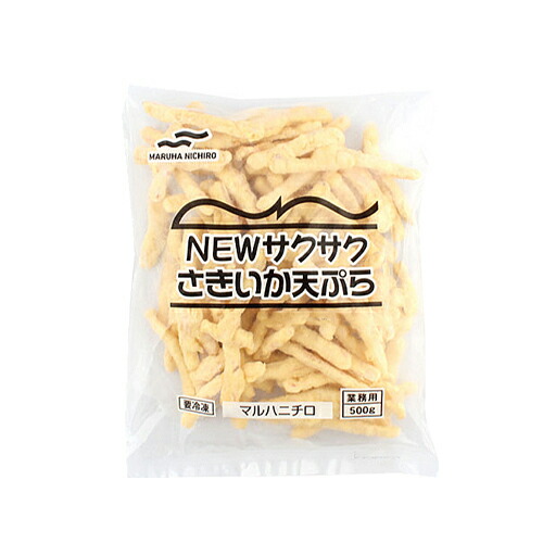 【全商品ポイント３倍 5/20(火)0:00～23:59】マルハニチロ　NEWサクサクさきいか天ぷら　500ｇ×10個 （冷凍食品）