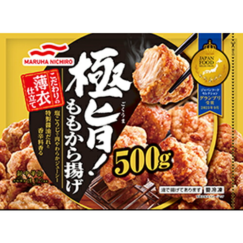 【全商品ポイント５倍 5/23(金)20:00～5/24(土)23:59】マルハニチロ　極旨!ももから揚げ　500g×9個（冷凍食品）　冷凍総菜/からあげ/唐揚げ