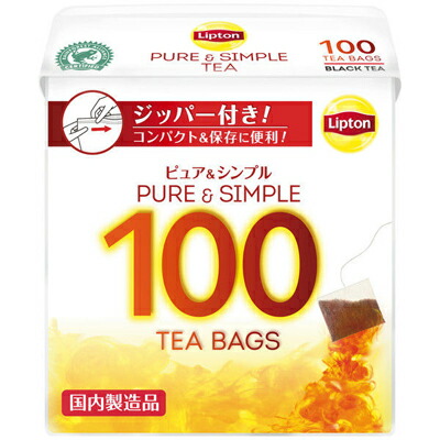 リプトン ピュア&シンプルティー 100P×24個