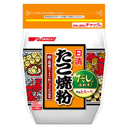 日清 たこ焼粉 500g×24個 【公式通販】