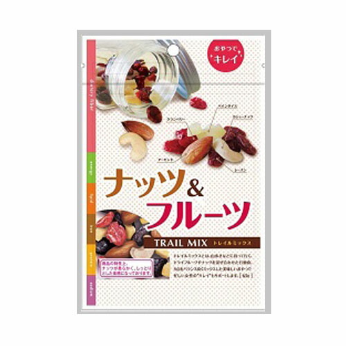 【楽天市場】【全商品ポイント3倍 6/30(月)0:00～23:59】共立食品 ナッツ＆フルーツ（トレイルミックス）55g × 6個