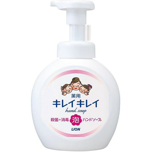 ライオン　キレイキレイ 薬用泡ハンドソープ　シトラスフルーティの香り （本体大型サイズ500ml）×12個【送料無料】