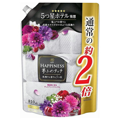 PG レノアハピネス ヴェルベットブロッサムの香り 詰替特大サイズ 810ml×16個