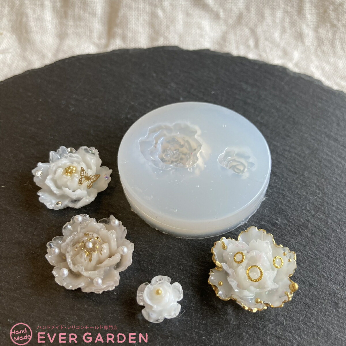 76％以上節約 シリコンモールド 立体 花 ５個セット 薔薇 桜 レジン uvレジン シリコン モールド アロマストーン アロマワックス サシェ 石膏 石鹸  キャンドル 樹脂 粘土 型 手作り キット