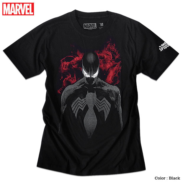 楽天市場 マーベル ｔシャツ 半袖 スパイダーマン ヴェノム ベノム プリント キャラクター Marvel アメコミ Tシャツ グッズ メンズ 黒 ブラック Eversoul Plus 公式 メンズ通販