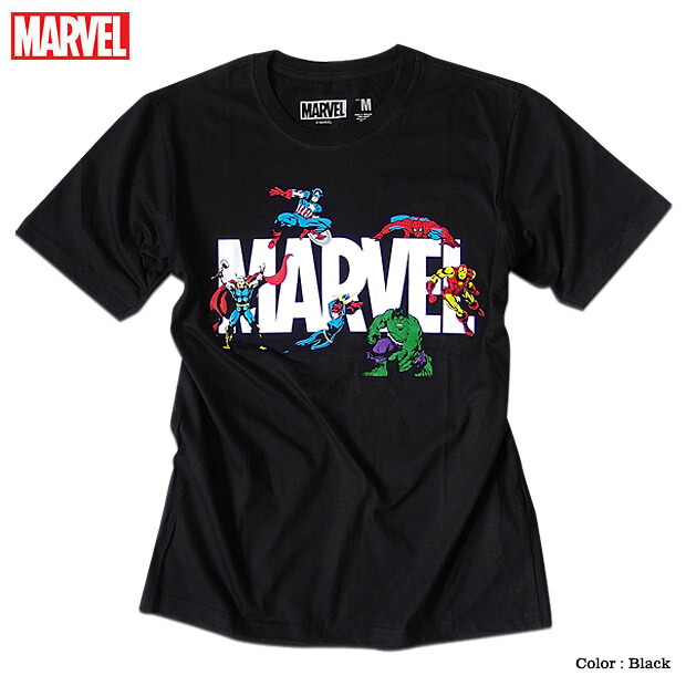 楽天市場 スパイダーマン アイアンマン マーベル ｔシャツ 半袖 プリント ロゴ キャラクター Marvel アメコミ Tシャツ グッズ メンズ 黒 ブラック Eversoul Plus 公式 メンズ通販