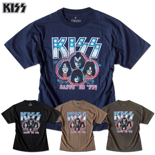 楽天市場】KISS Tシャツ／ ブラック Mサイズ ウエア バンドTシャツ USA
