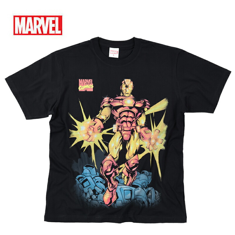楽天市場】MARVEL アイアンマン マーベル Tシャツ メンズ 半袖